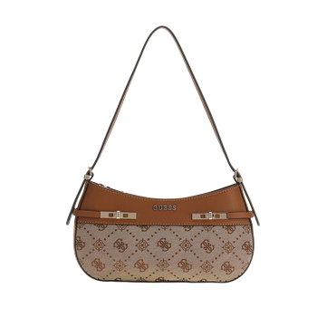 Melinda logo skulderveske Melinda logo skulderveske Latte Brown