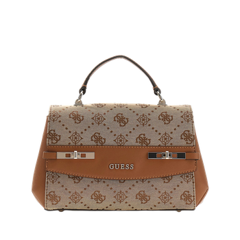 Melinda logo top handle håndveske Melinda logo top handle håndveske Latte Brown