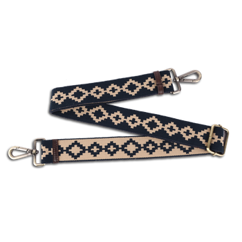 Casual classic Skulderrem Beige/navy