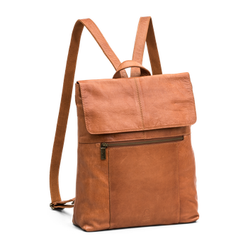 Ryggsekk med klaff, 11" Ryggsekk med klaff, 11" Brun