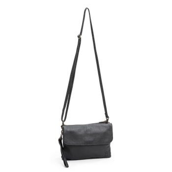 AMSTERDAM Clutch/skulderveske Svart