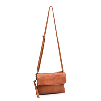 AMSTERDAM Clutch/skulderveske Brun