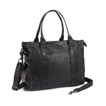 VINTAGE LOOK Medium totebag Svart