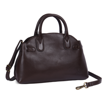Classic With a Twist håndveske i skinn Classic With a Twist håndveske i skinn Mørk brun
