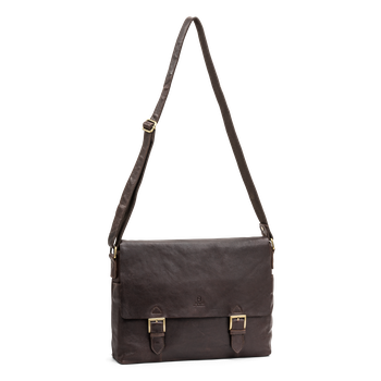 Veske Flapbag Large skinn Veske Flapbag Large skinn Brun