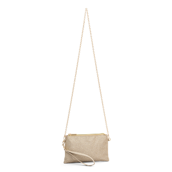 Clutch med kjettingrem Gull