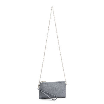 Clutch med kjettingrem Pewter