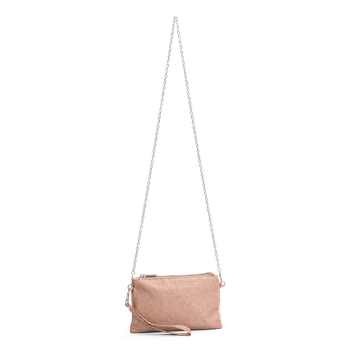 Clutch med kjettingrem Rosa