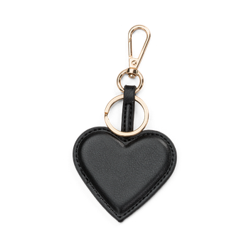 Bag charm/nøkkelring hjertemotiv Bag charm/nøkkelring hjertemotiv Svart