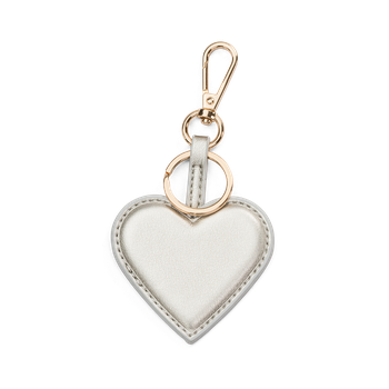 Bag charm/nøkkelring hjertemotiv Bag charm/nøkkelring hjertemotiv Sølv