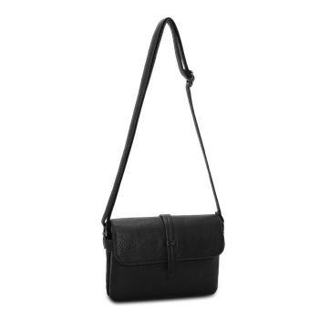Crossbody med klaff Doris Svart