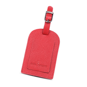 North Pioneer Bagasjetagg – skinn Rød