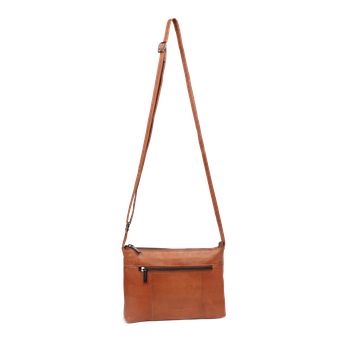 Crossbody-veske i skinn Whisky