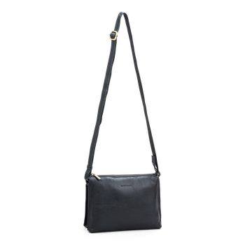 Clutch veske i skinn Marine