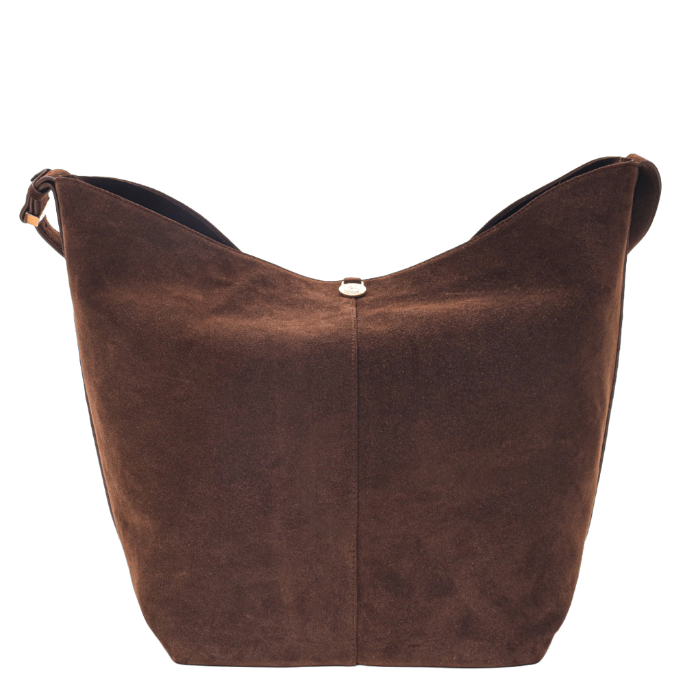 Dahlia Rozzano skulderveske i semsket skinn