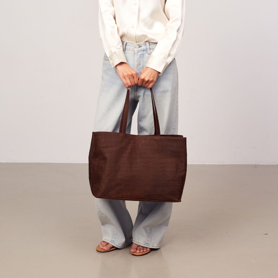 Capri Alvilda shopper-veske skinn