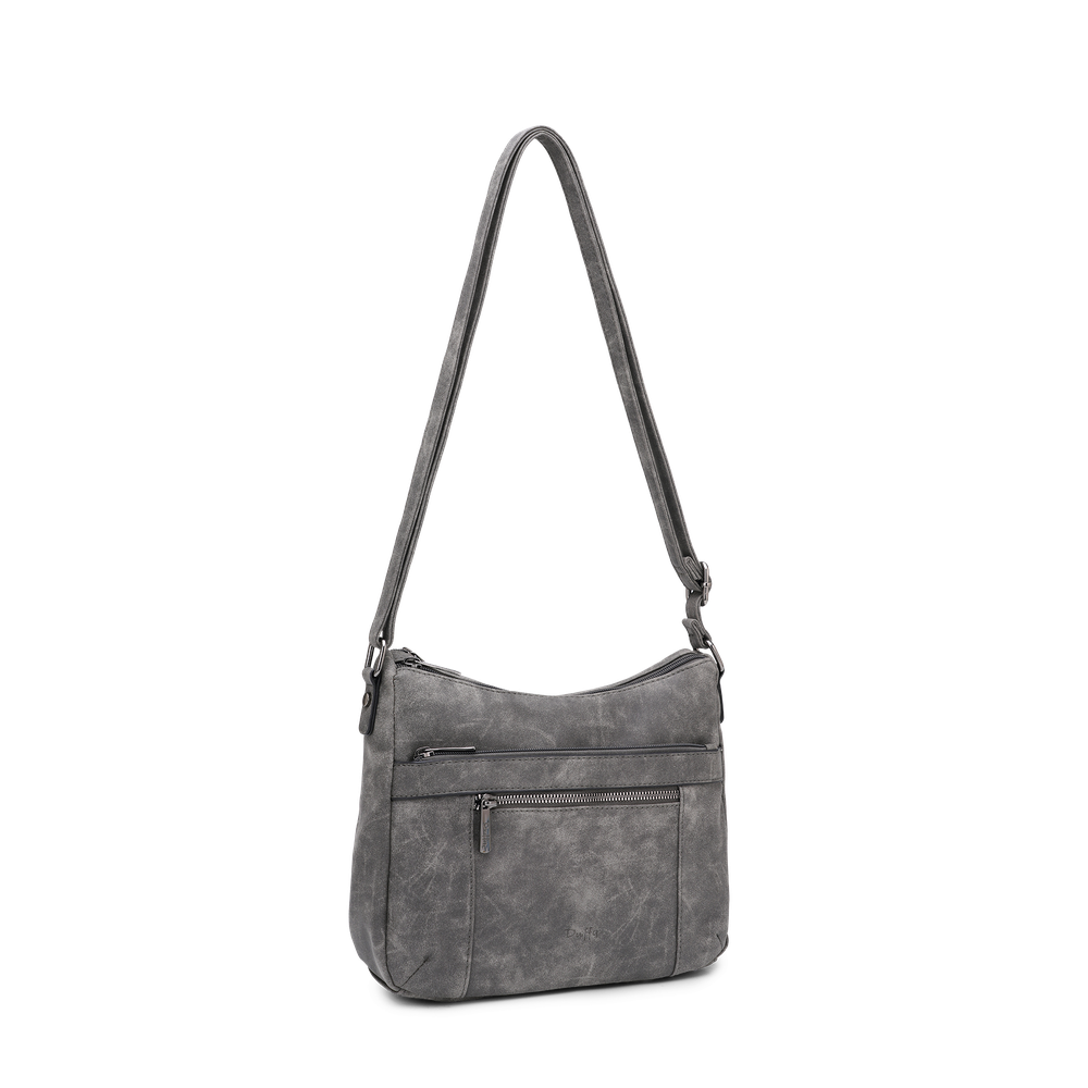 Classic crossbody-veske - Grå