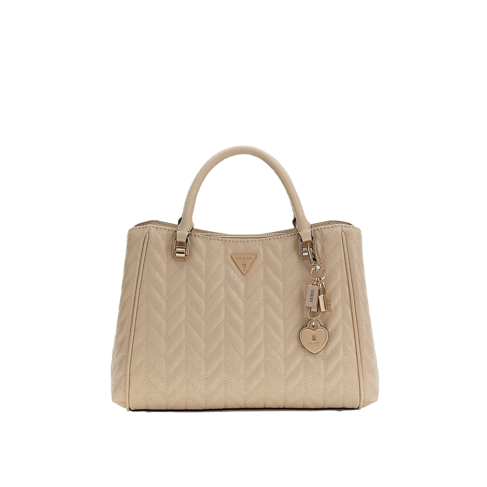 Stacey logo girlfriend veske - Light beige