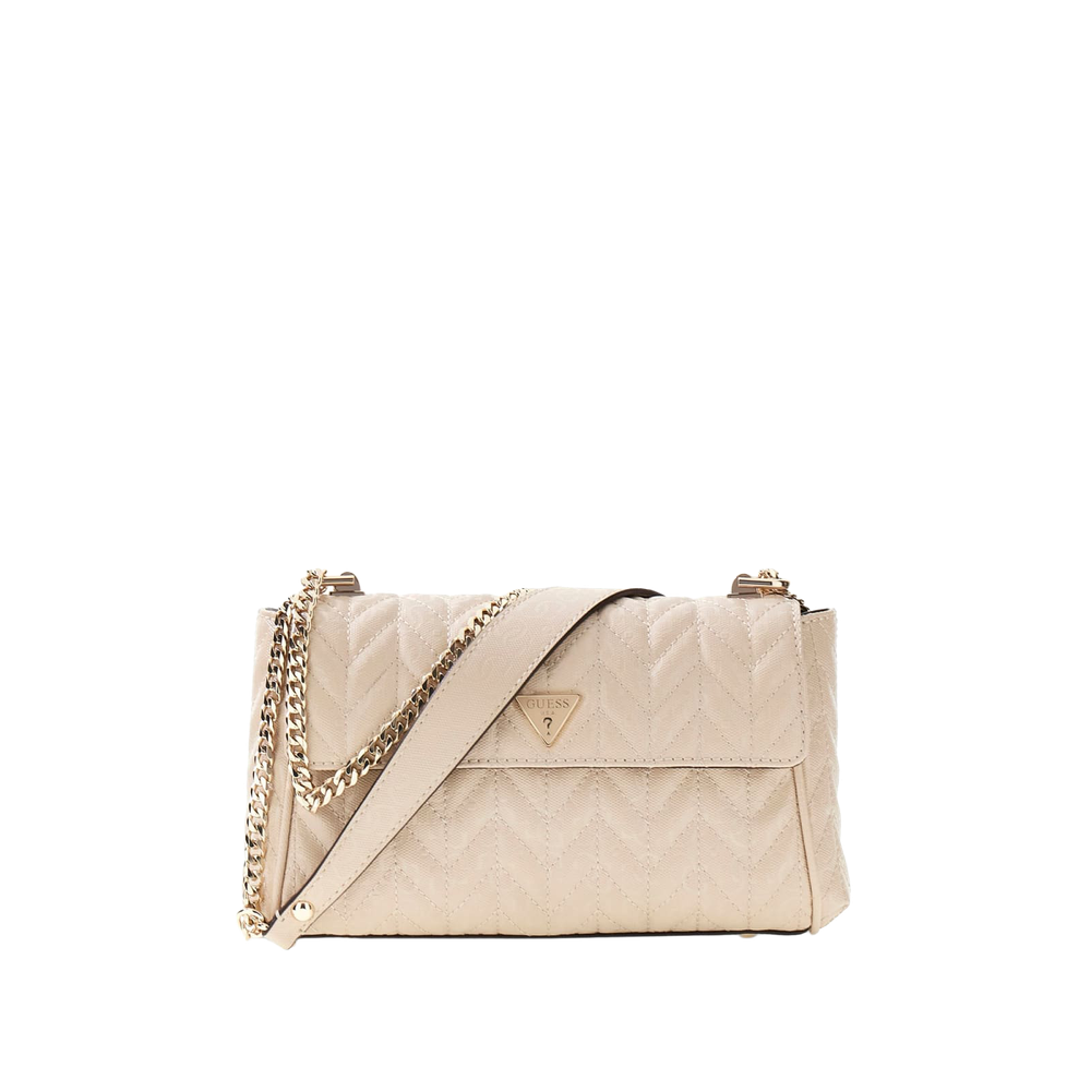 Stacey logo crossbody-veske - Light beige