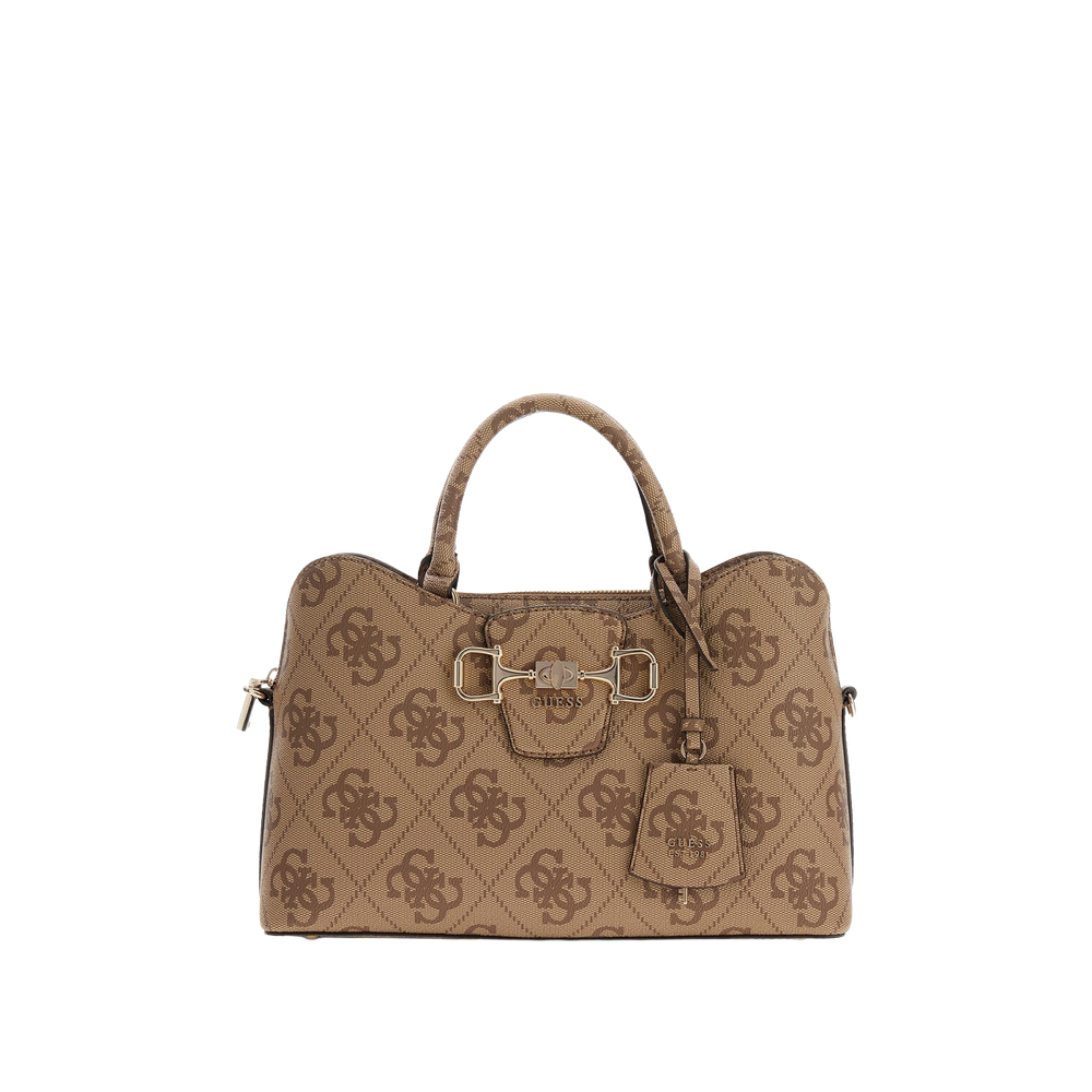 Janie logo girlfriend håndveske - Latte Brown
