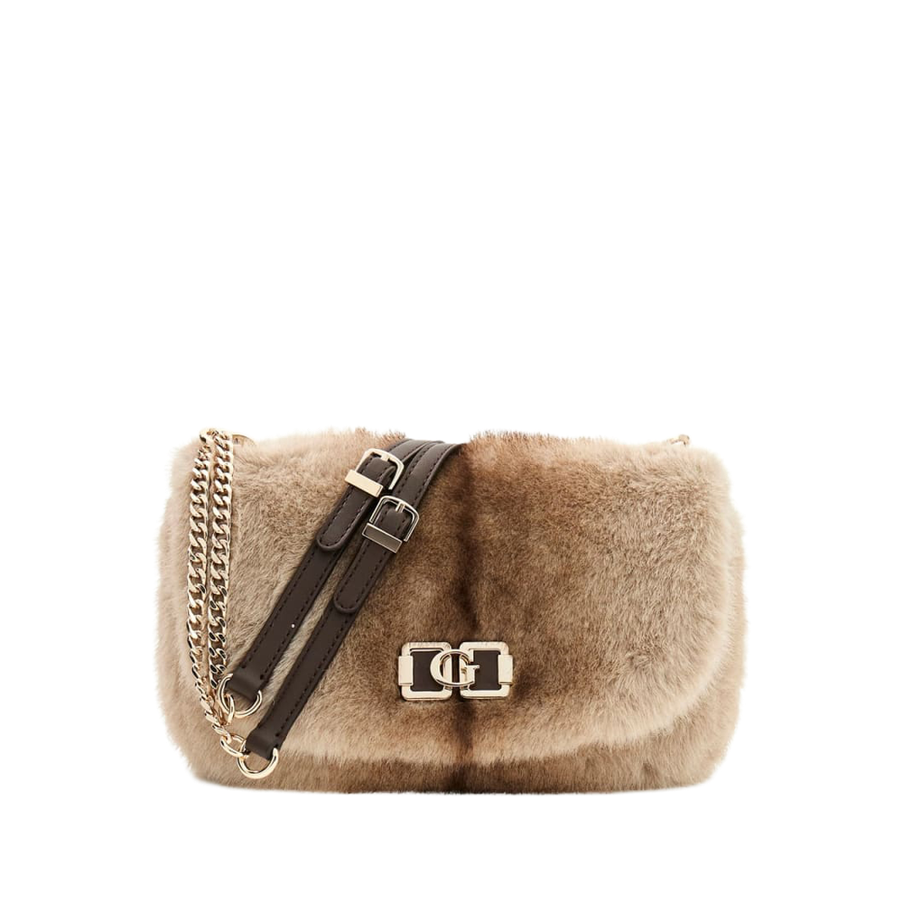 Mavis faux fur crossbody-veske