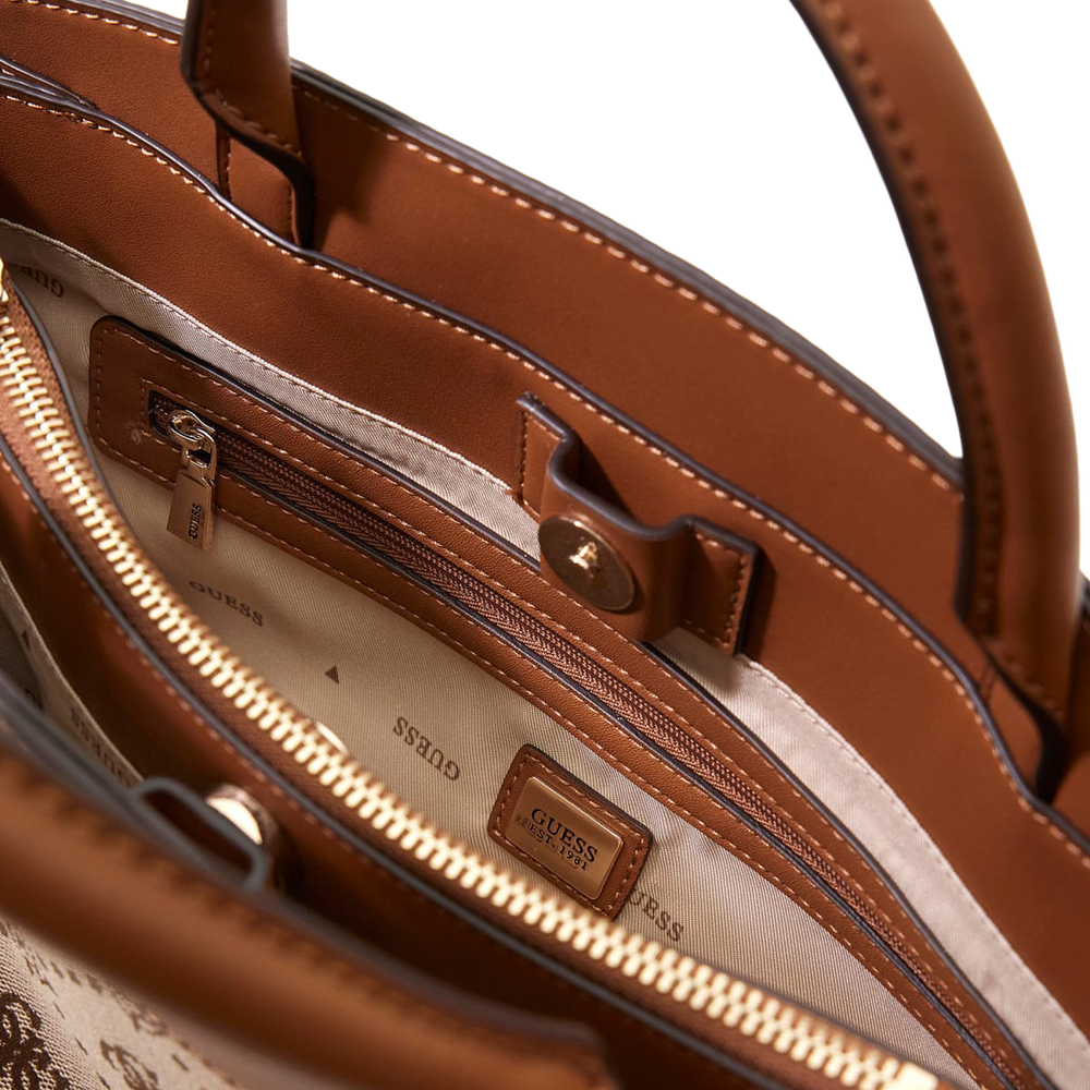 Melinda logo 3 lommer håndveske