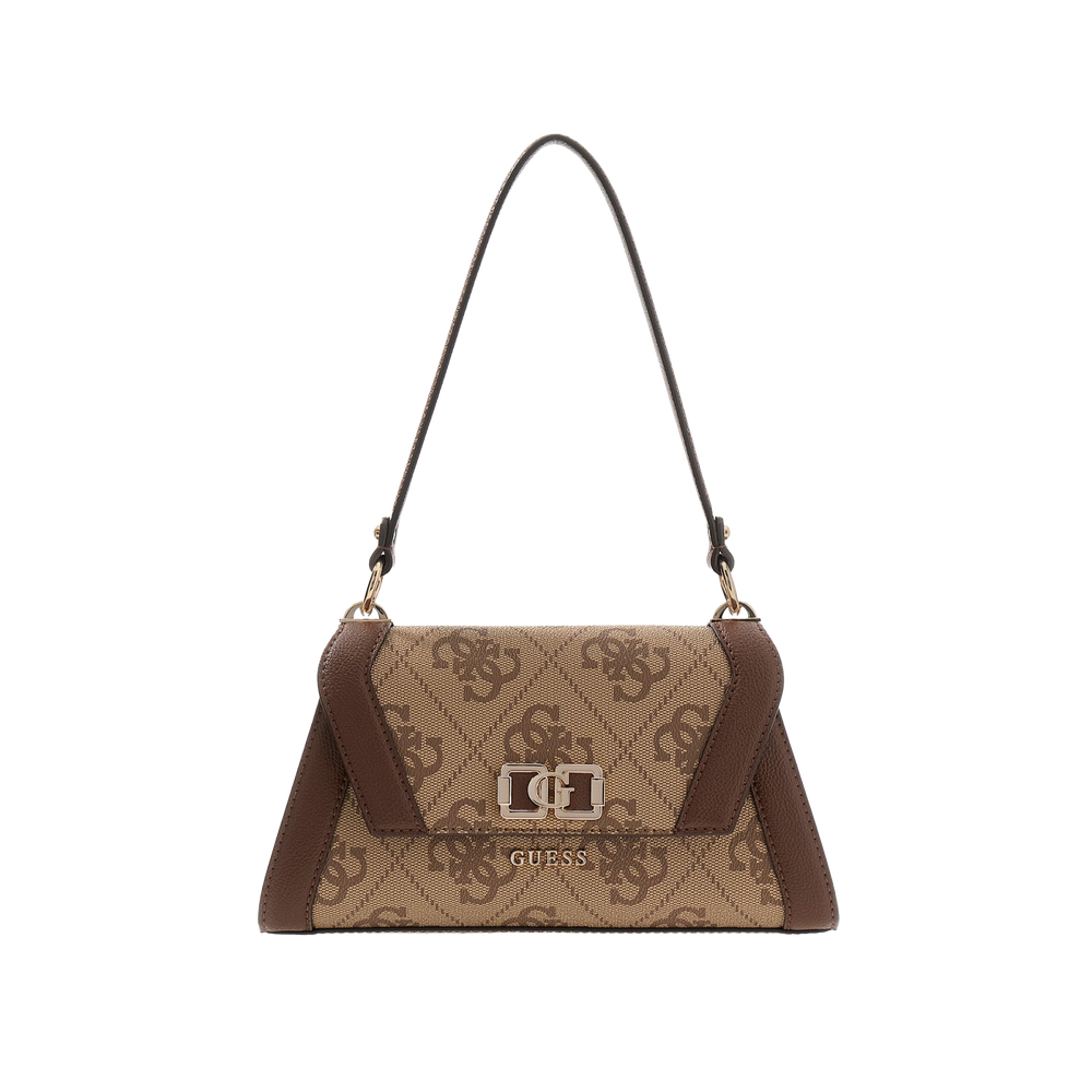 Karnilla logo flap shoulder bag