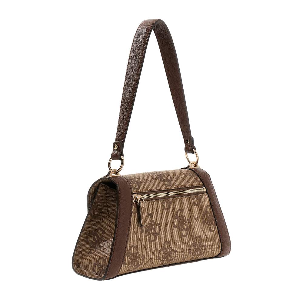 Karnilla logo flap shoulder bag