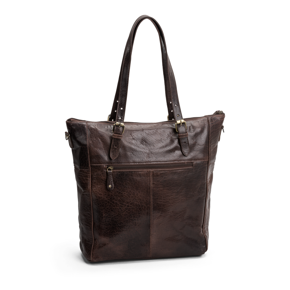 Tote bag 16" i skinn