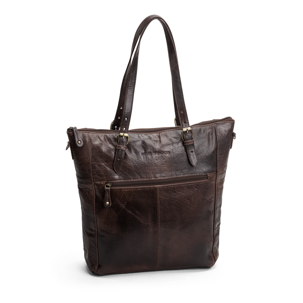 Tote bag 16" i skinn