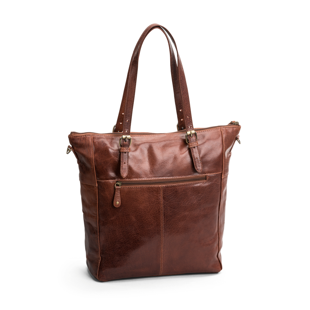 Tote bag 16" i skinn