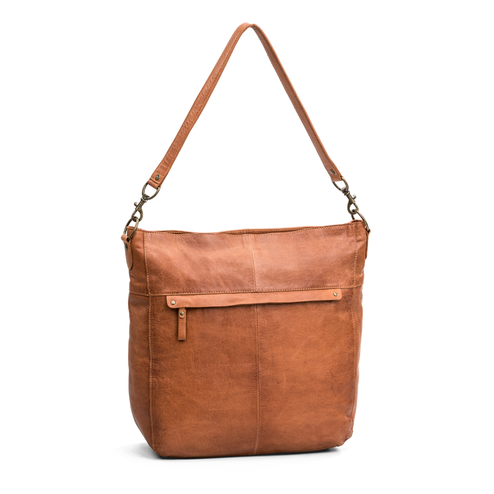 Hobo tote bag i skinn