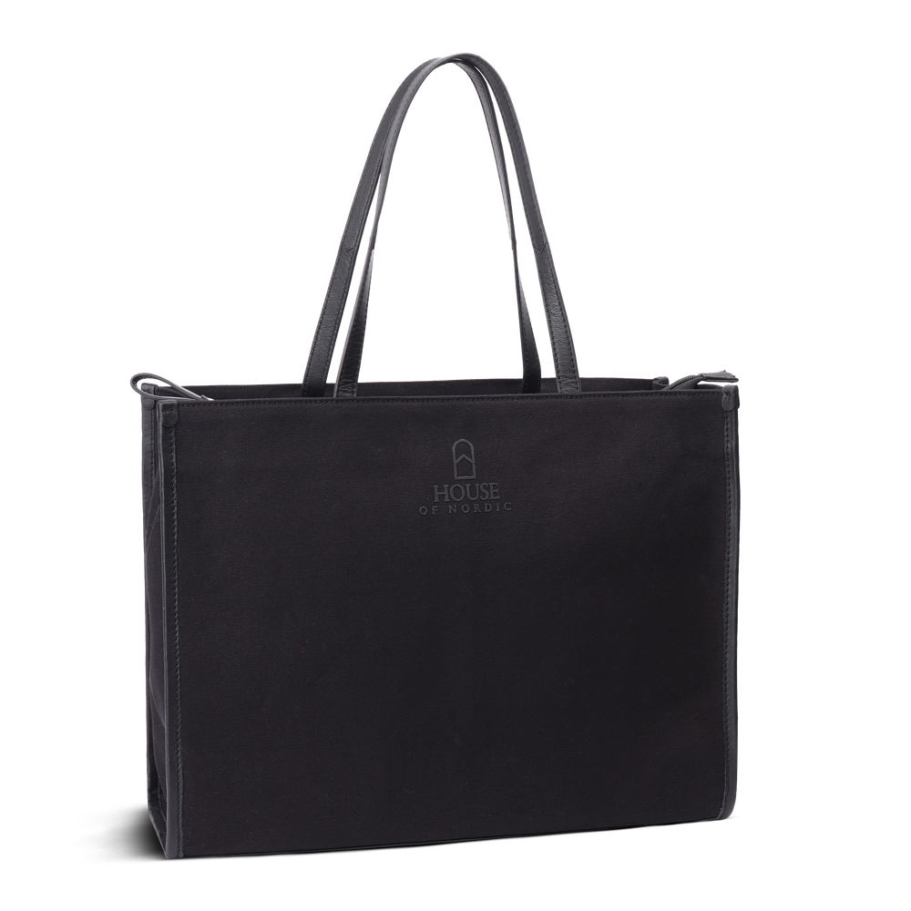 SUMMER LOVE Large tote - Svart