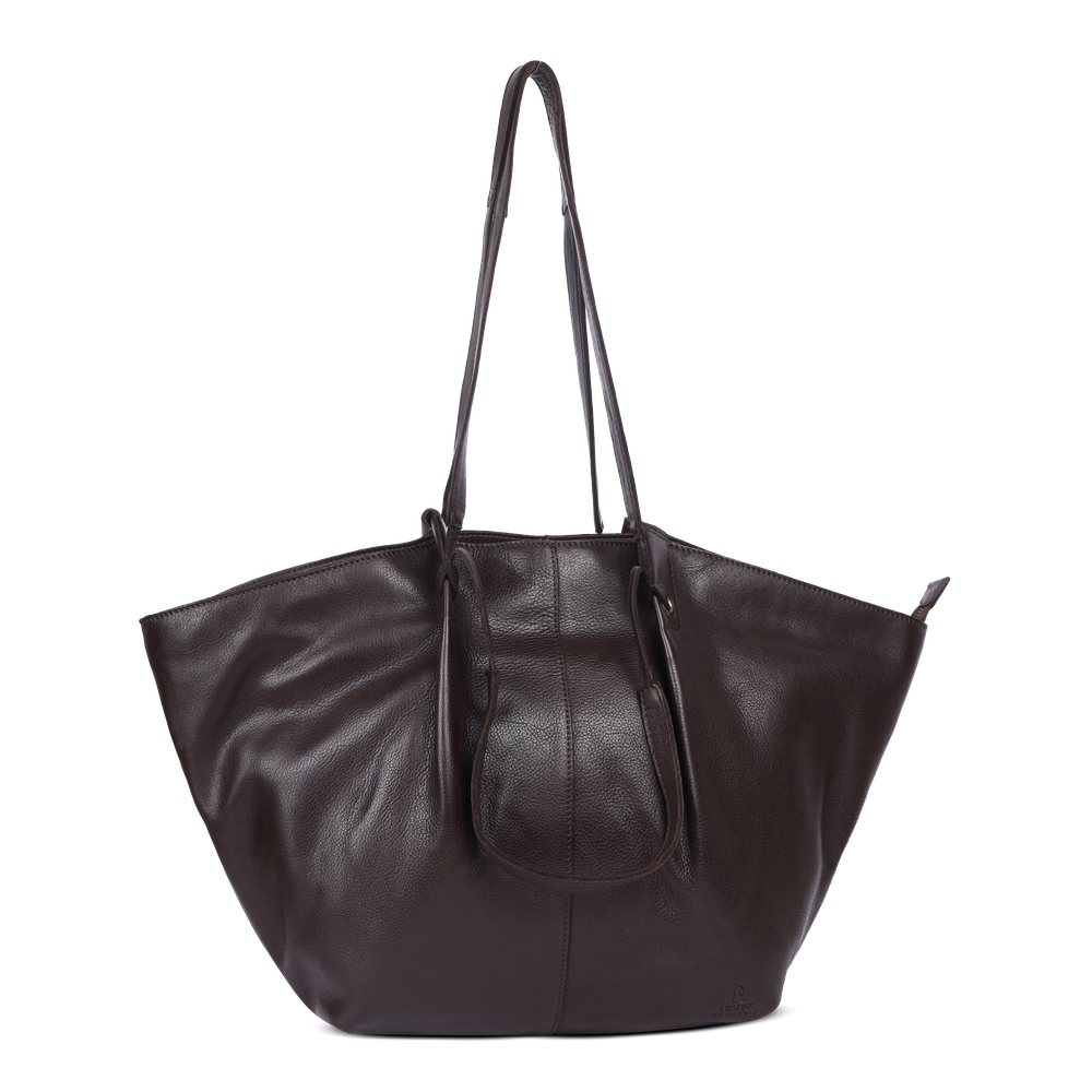 Chic Boho tote bag i skinn