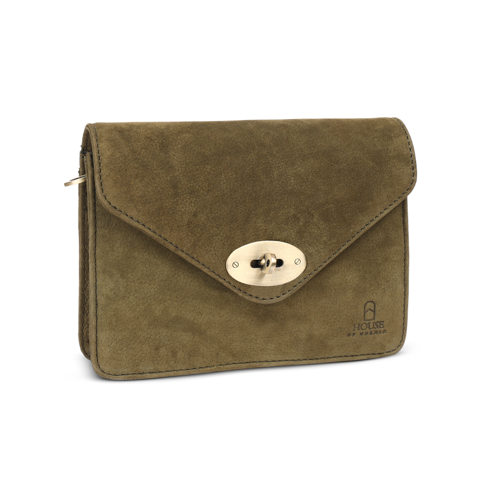 Chic Boho skulderveske i skinn