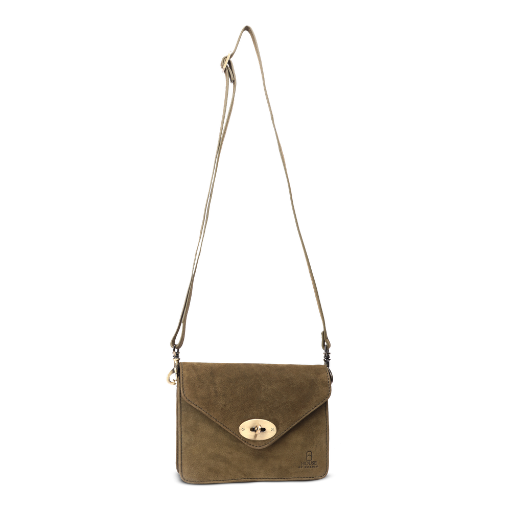 Chic Boho skulderveske i skinn