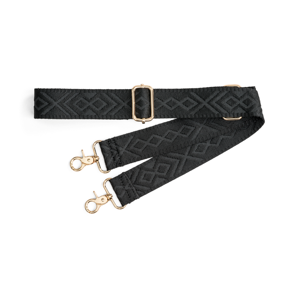 Skulderrem til veske - Black/black