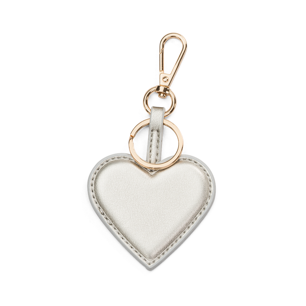 Bag charm/nøkkelring hjertemotiv