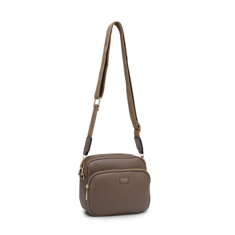 Alma crossbody-veske - Taupe
