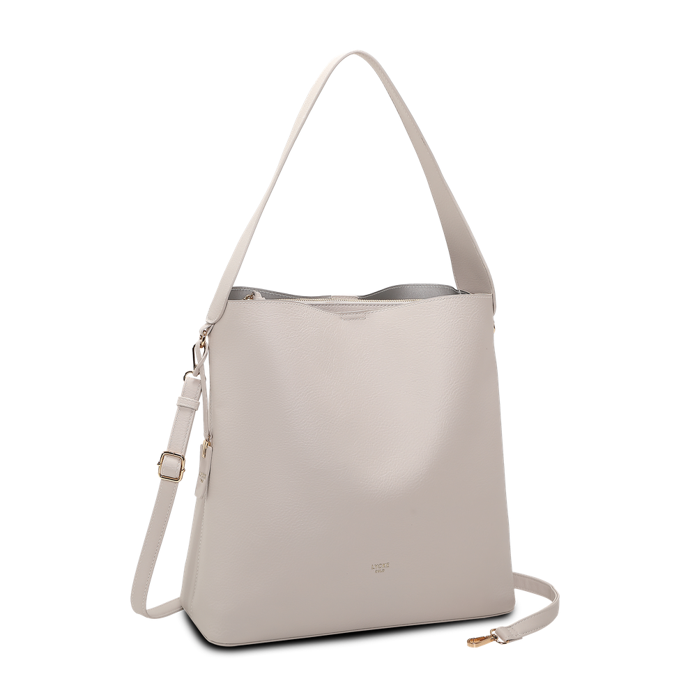 Håndveske i crossbody-modell - Grå