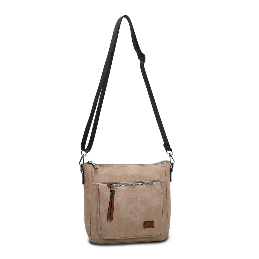 Skulderveske i crossbody-modell - Beige