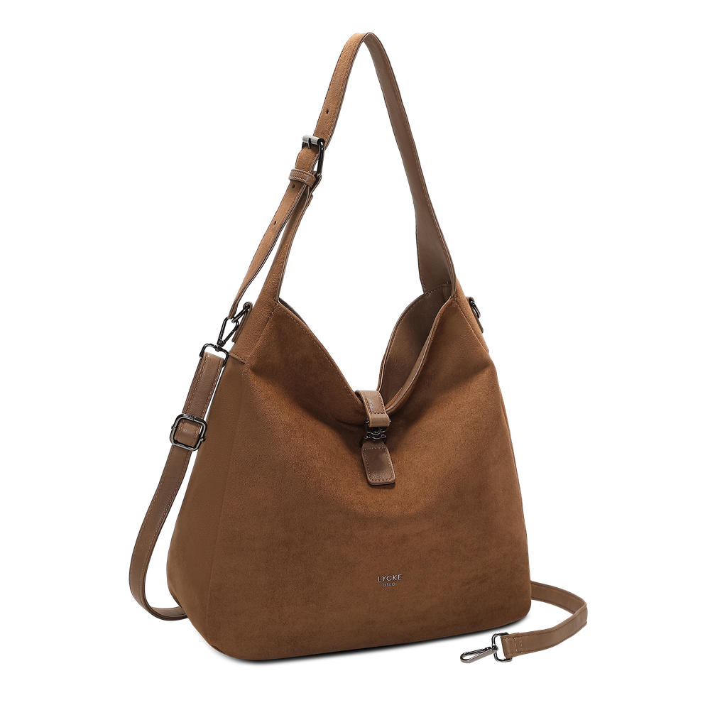 Carina skulderveske hobo - Brun