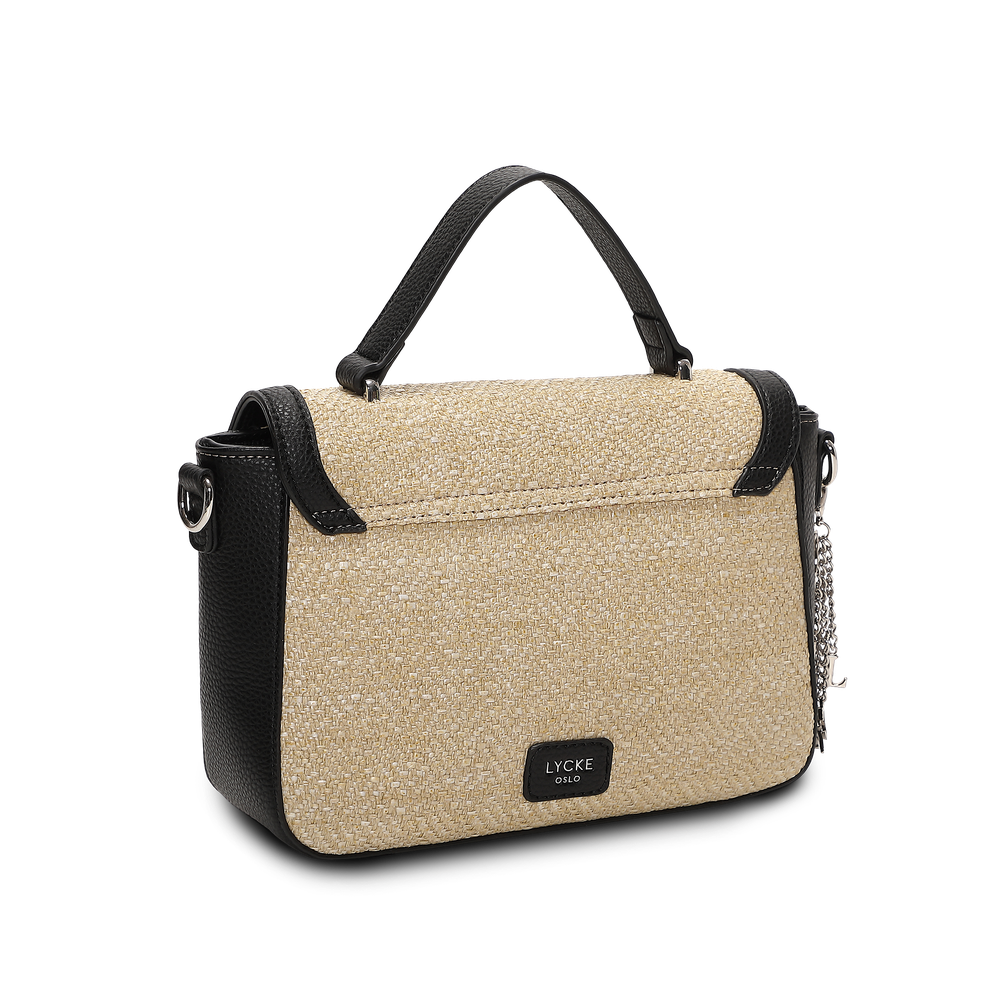 Håndveske med klaff