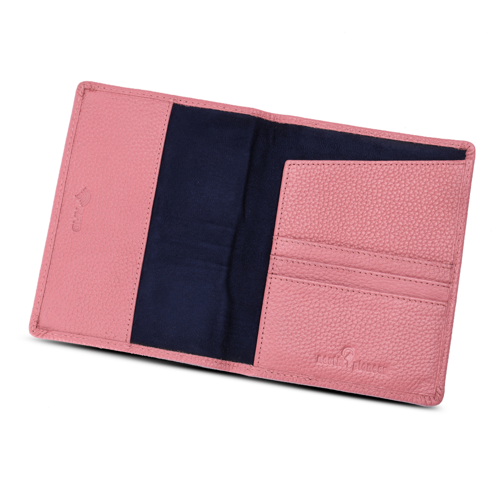 North Pioneer Passholder i skinn RFID-beskyttelse