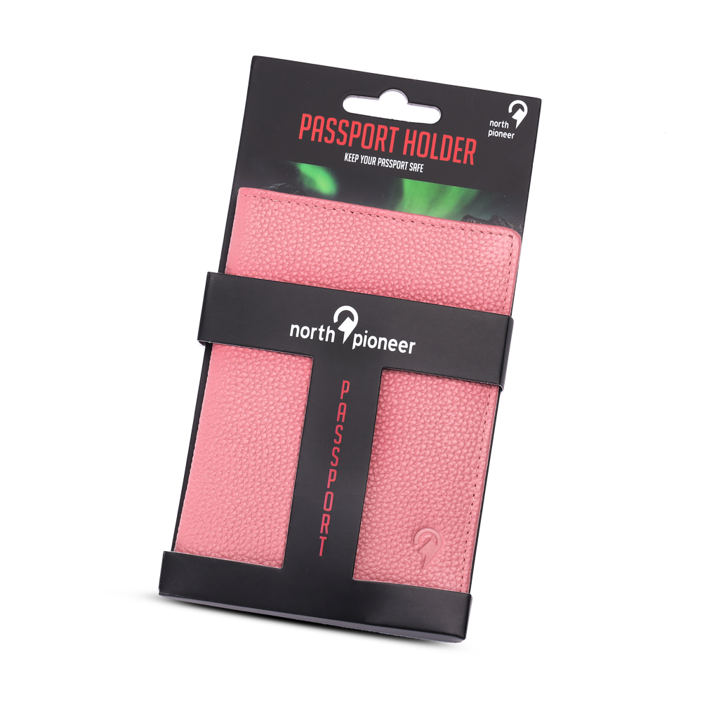 North Pioneer Passholder i skinn RFID-beskyttelse