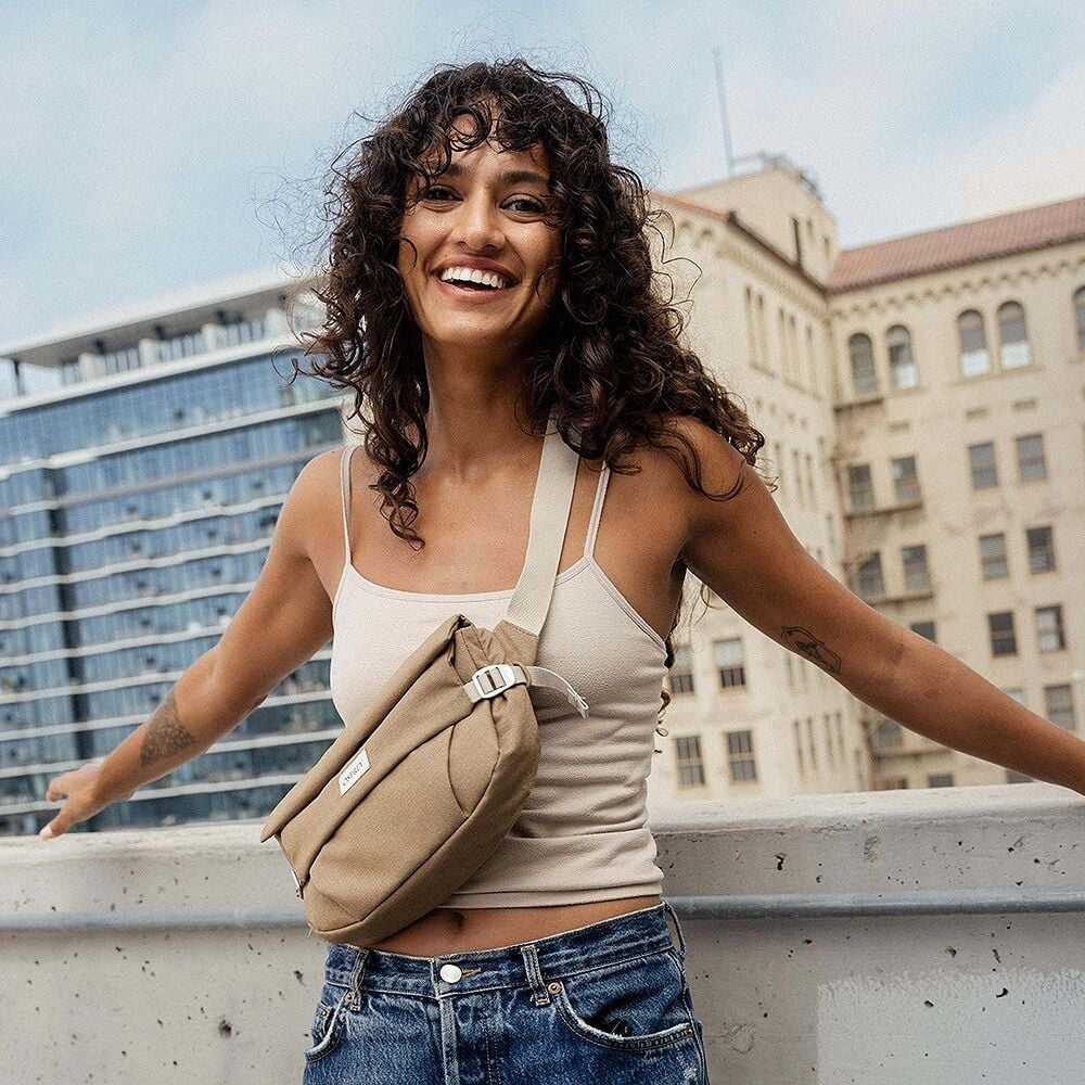 Arcane Hip Bag Latte Brown