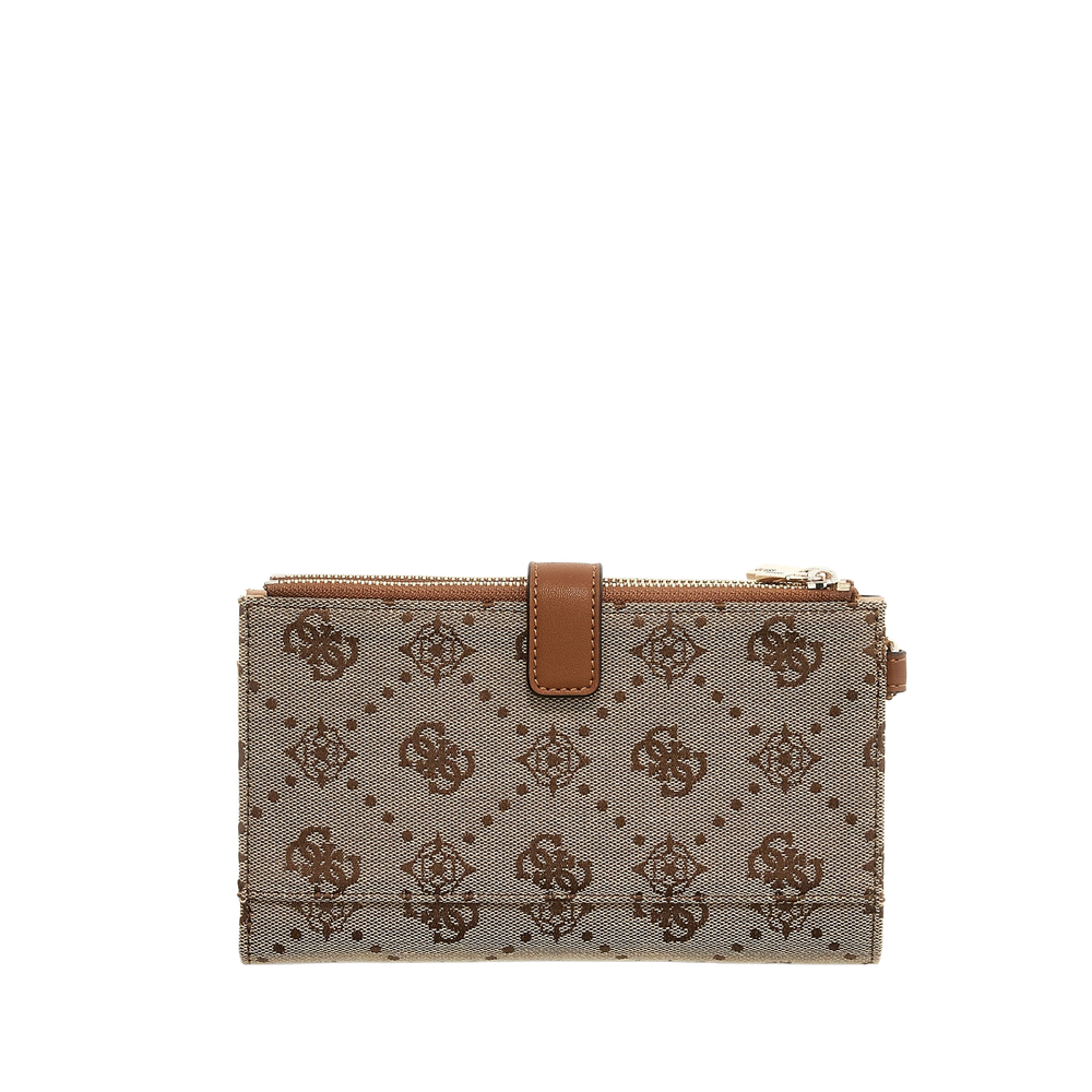 Melinda logo double zip lommebok