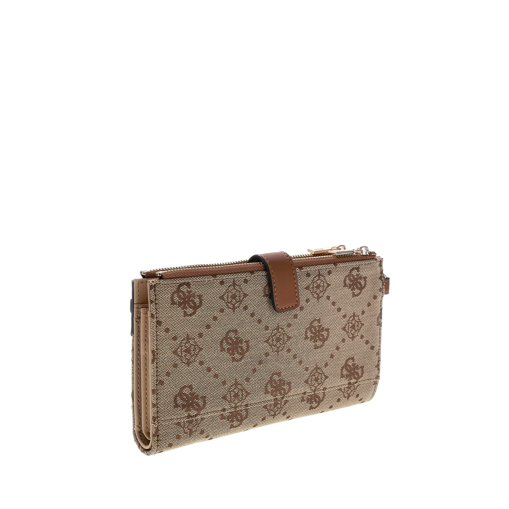 Melinda logo double zip lommebok