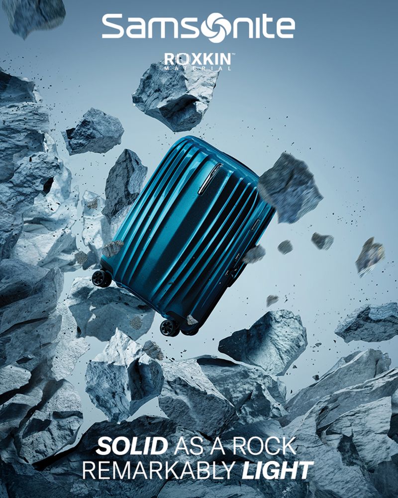Samsonite koffertbanner