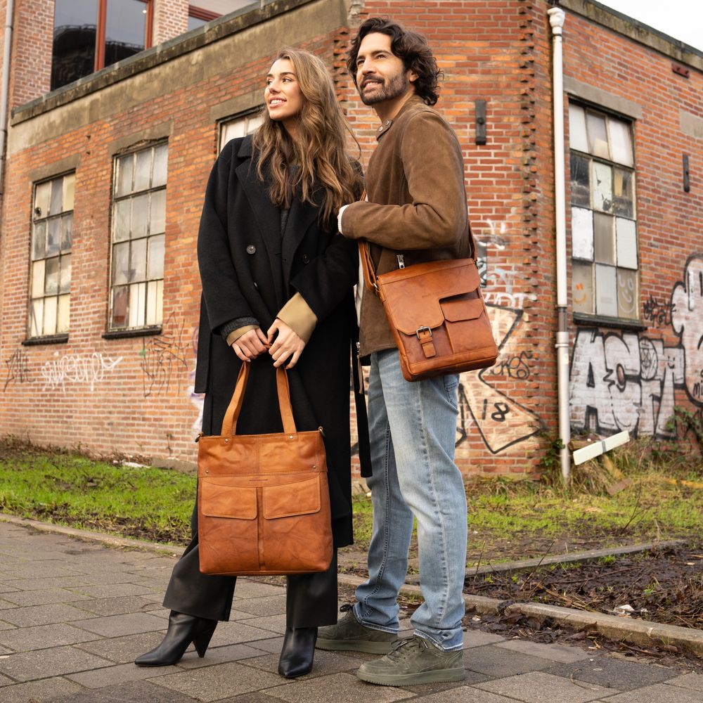 Veske Flap Bag skinn